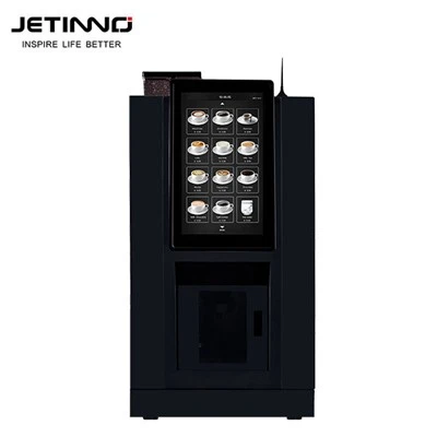 Máquina de café de sobremesa, venta de bebidas calientes, pantalla táctil de 14 pulgadas