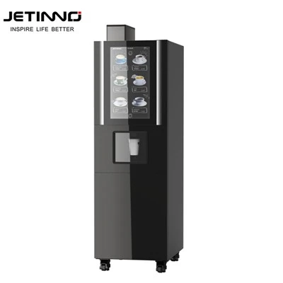 Máquina expendedora de café independiente, máquina expendedora de bebidas calientes, pantalla vertical de 22 pulgadas
