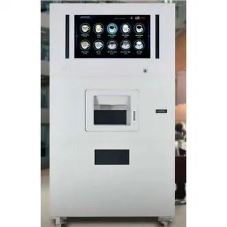 Máquina expendedora de café con leche fresca tapa automática
